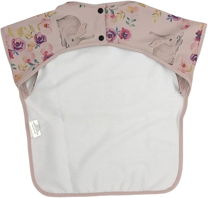GZMM Waterproof Baby Bibs,Infant Toddler Extra Cover Feeding Bib With Food Catcher,Easy Clean & Washable