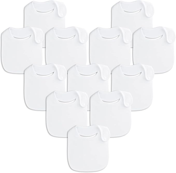 Baby Bibs Soft and Absorbent Organic Cotton Bandana Drool Bibs Set for Boys Girls Newborn 0-36 Months