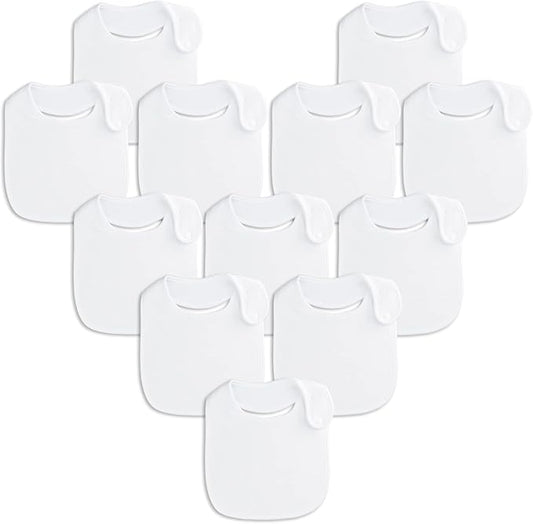 Baby Bibs Soft and Absorbent Organic Cotton Bandana Drool Bibs Set for Boys Girls Newborn 0-36 Months