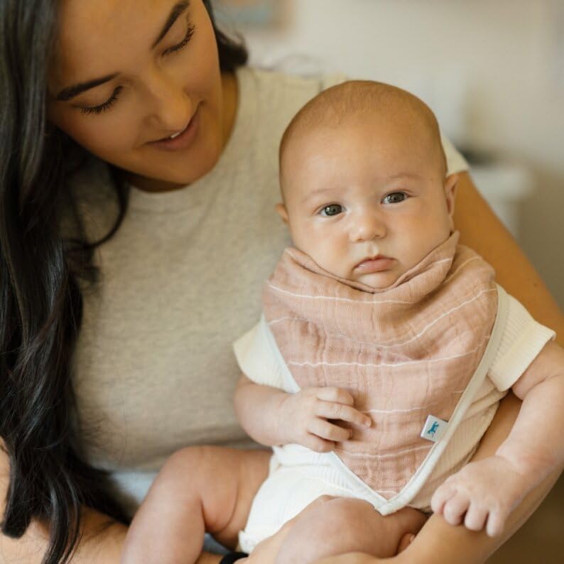 Little Unicorn Cotton Muslin with Fleece Bandana Bib