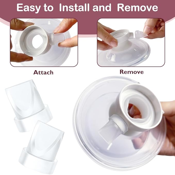 6PCS Duckbill Valves Compatible with Momcozy M5/M6 Wearable Breast Pump, Replacement Pump Parts Accessories Compatible for V2 Pro/V1 Pro Hands Free Breast Pump Parts, Not Original Mom Cozy Accessories