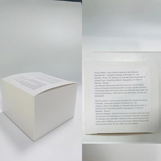 2pcs Duckbill Valves and 2pcs Silicone Diaphragm Compatible with Zomee Z1/Z2/BabyBuddha/NCVI 8782/8780/Motif Twist Breast Pump Replacement Pump Accessories