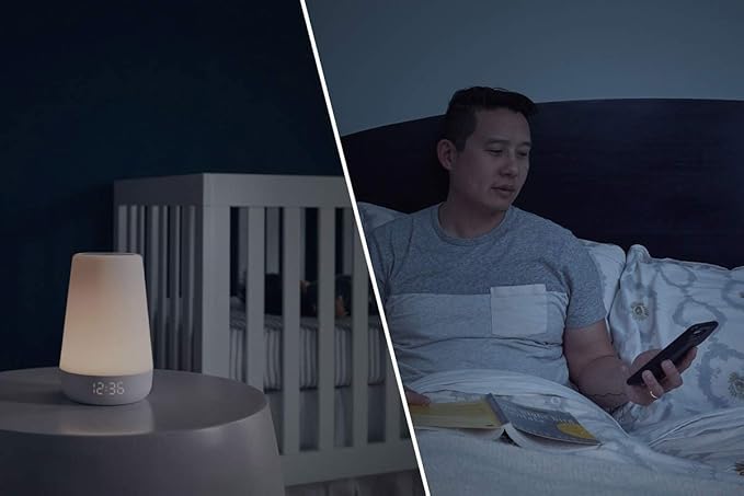 Hatch Rest+ 1st Gen Baby Sound Machine, Night Light, Time-to-Rise Plus Audio Monitor, White Noise Soother, Toddler Sleep Trainer, Kids Alarm Clock, Nightlight