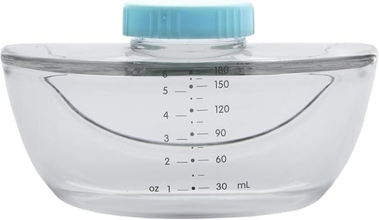 Zomee Collection Bottle Leak Proof - 6 oz - for Updated Zomee Fit Wearable Breast Pump for Breastfeeding Nursing Mothers (Pump Not Included)