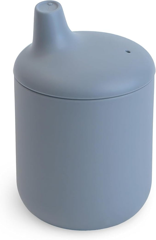 mushie 100% Silicone Baby Sippy Cup | 6 Months+ (Tradewinds)