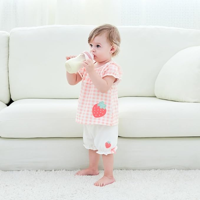 Baby Bottles, Anti Colic Breastfeeding Bottles with Medium Flow Nipples Size ＋, Wide Neck Baby Bottle for Babies, Newborn, Preemie 6+ Months, BPA Free (Blue, PPSU, 10 Ounce, 1 Pack)