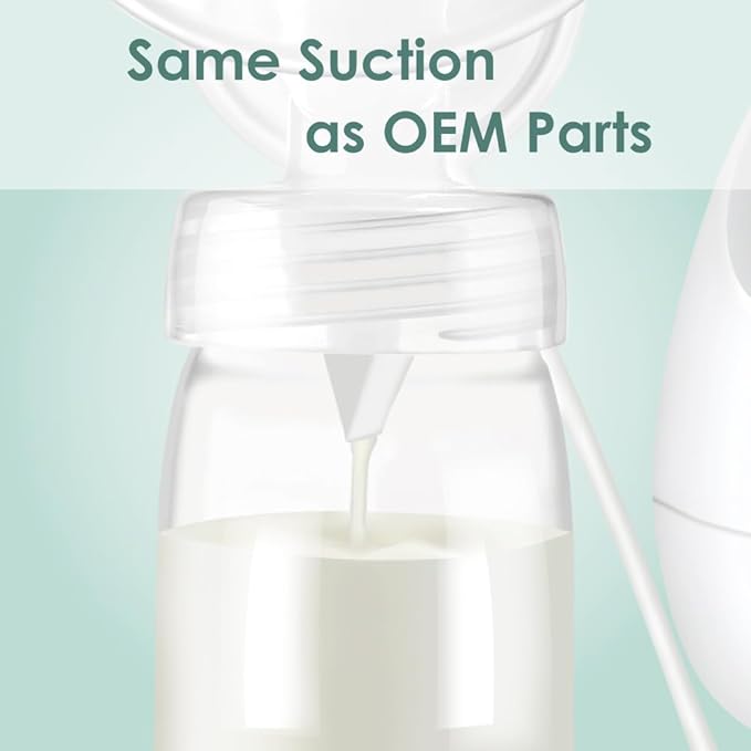 Maymom Pump Parts Compatible with Spectra S1 Spectra S2 Spectra Incl Duckbill Valve Replace Spectra Duckbill Valve Spectra S2 Replacement Parts Not Original Spectra Pump Parts (8 Duckbill 2 Membrane)