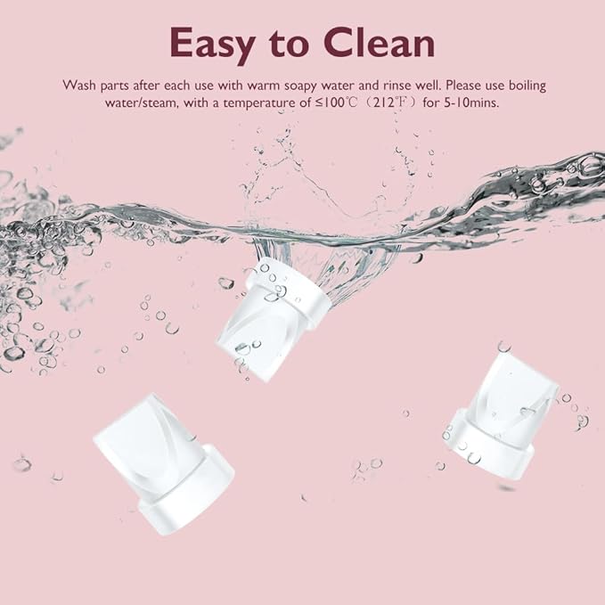 6PCS Duckbill Valves Compatible with Momcozy M5/M6 Wearable Breast Pump, Replacement Pump Parts Accessories Compatible for V2 Pro/V1 Pro Hands Free Breast Pump Parts, Not Original Mom Cozy Accessories
