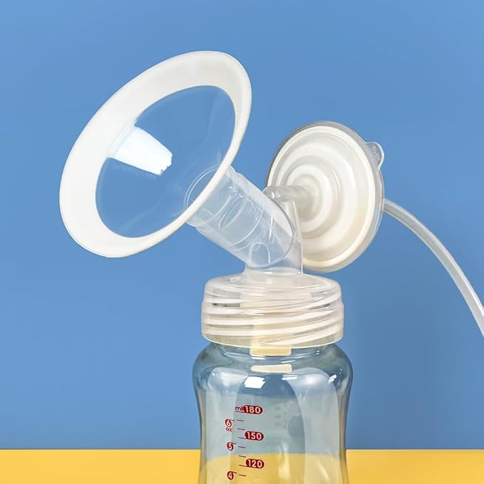 PumpMom-us 19mm Oval Flange Pump Parts for S1 S2 9 Plus Breast Pump, Replacement 19 mm Breast Shield/Duckbill Valves/Backflow Protector/Silicone Tubing