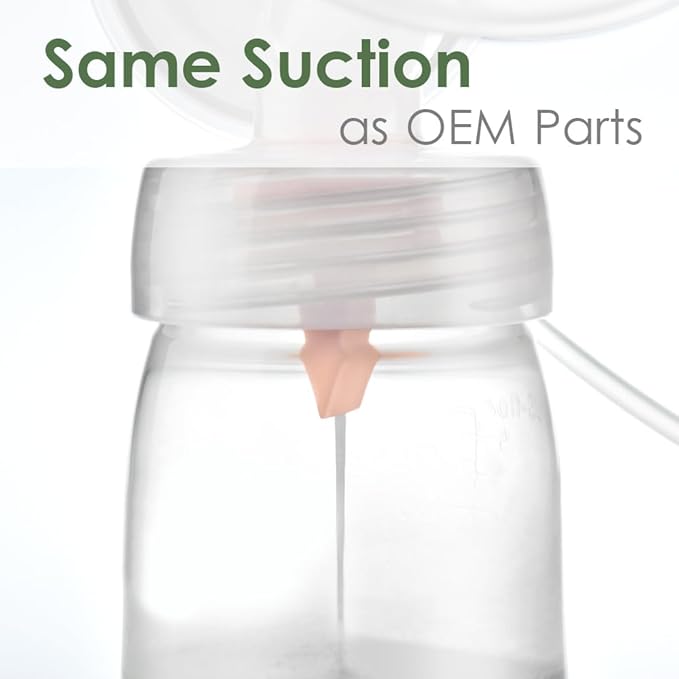 Maymom Pump Parts Compatible with Spectra S1 Spectra S2 Syngergy Gold Replace Spectra Duckbill Valve Not Original Spectra S2 Replacement Pump Parts (10 Piece Orange)