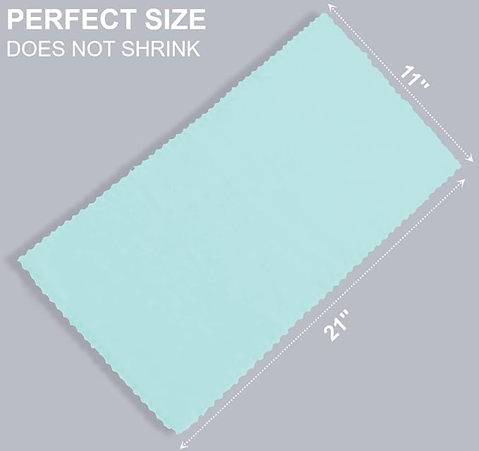 8 Pack Burp Cloths for Baby - 20" by 10" Ultra Absorbent Burping Cloth, Newborn Towel - Milk Spit Up Rags - Burpy Cloths for Unisex, Boy, Girl - Burp Cloths Set (Frozen Blue)