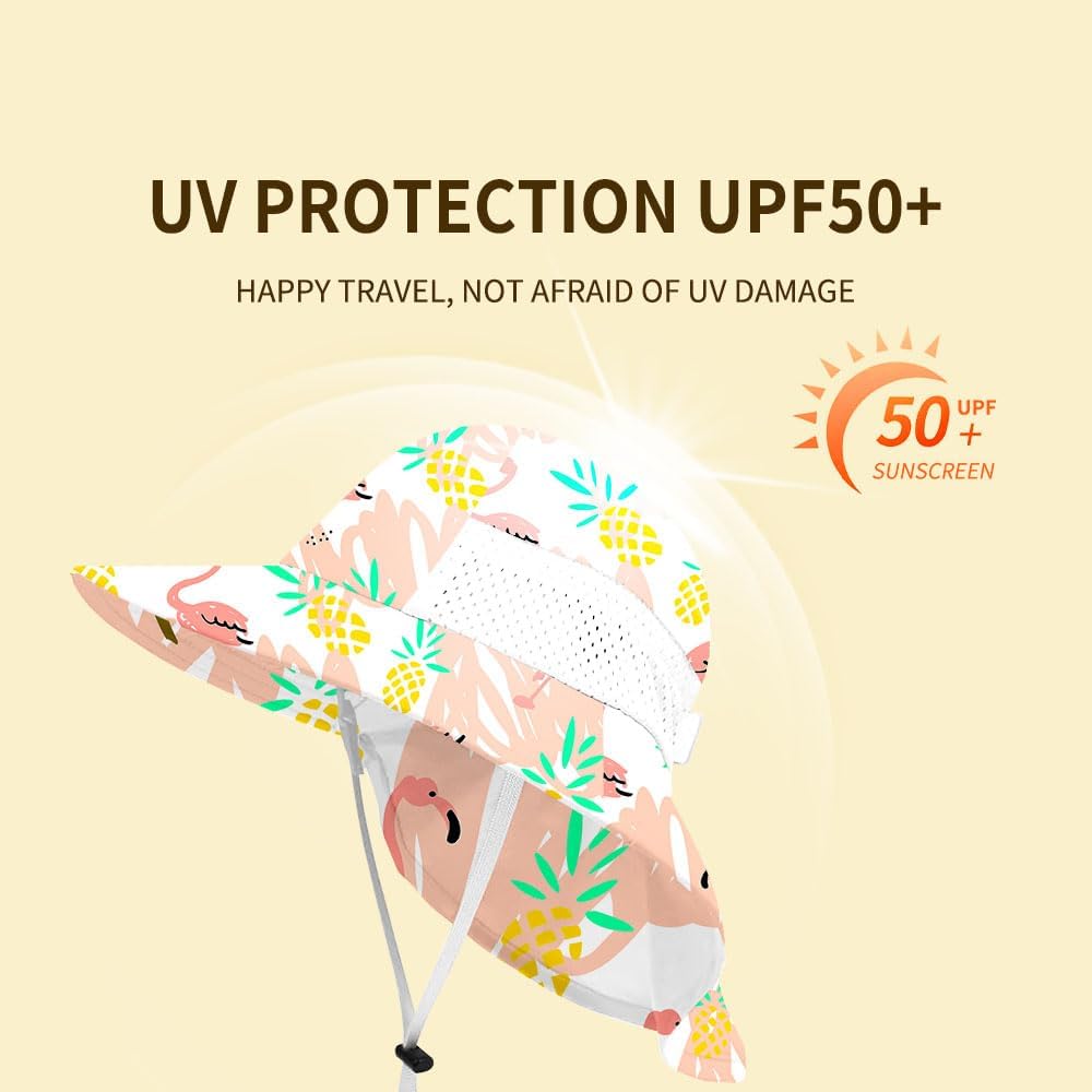 Baby Sun Protection Hat for Infant Toddlers Boys Girls UPF 50+ Sunhat for Outdoor Beach Swim