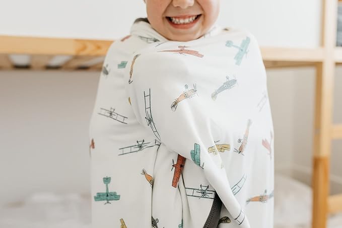 Copper Pearl Three-Layer Baby Blanket: Soft Quilt for Boys and Girls | Breathable and Cozy Toddler Blanket | Premium Polyester/Rayon 46x46