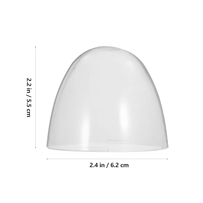 Homoyoyo 4pcs Baby Bottle Replacement Caps: Wide-Mouth Caps Reusable Baby Bottle are Suitable for A Variety of Wide-Mouth Feeding and Nursing 2.44X2.44X2.16 Inches