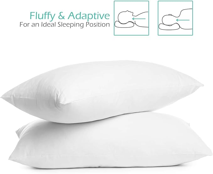 Nestl Bed Pillow 1 Pack (13x18), White