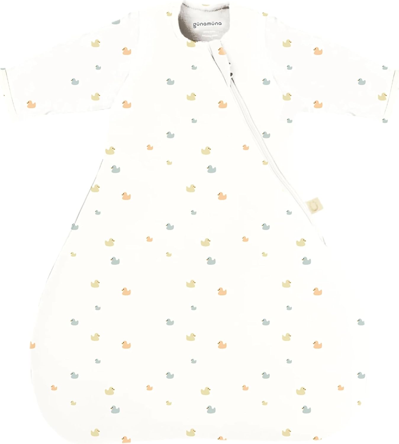 GUNAMUNA Long-Sleeve Transitional Swaddle Sleep Bag 1.0 TOG – Soothes Infants 3-6 Months, Easy Diaper Changes with WONDERZiP