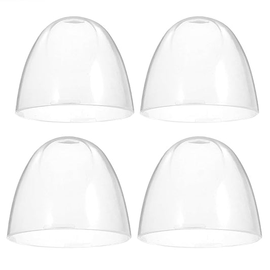 Homoyoyo 4pcs Baby Bottle Replacement Caps: Wide-Mouth Caps Reusable Baby Bottle are Suitable for A Variety of Wide-Mouth Feeding and Nursing 2.44X2.44X2.16 Inches