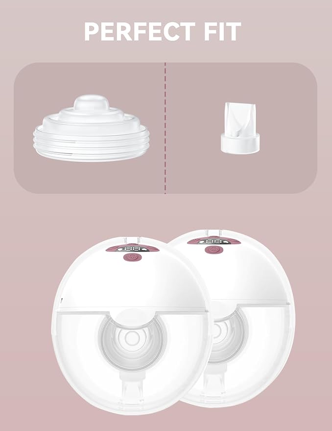 8PCS Breast Pump Parts Compatible with Momcozy M5 Replacement to Diaphragms 2PCS and Duckbill Valves 6PCS, Not Original Mom Cozy Pump Parts Accessories