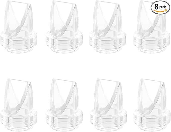 8pcs Duckbill Valves Compatible with Lansinoh Discreet Duo,eufy E10 S1 S1 Pro, NCVI Nuliie NICEGREEN Life S32 Mommed S21 S18 Breast Pump Replacement Pump Parts, S32 Breast Pump Accessories