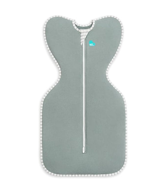 Love to Dream Swaddle UP, Baby Sleep Sack, Self-Soothing Swaddles for Newborns, Improves Sleep, Snug Fit Helps Calm Startle Reflex, New Born Essentials for Baby, 1.0 TOG, 5-8.5 lbs, Deep Olive