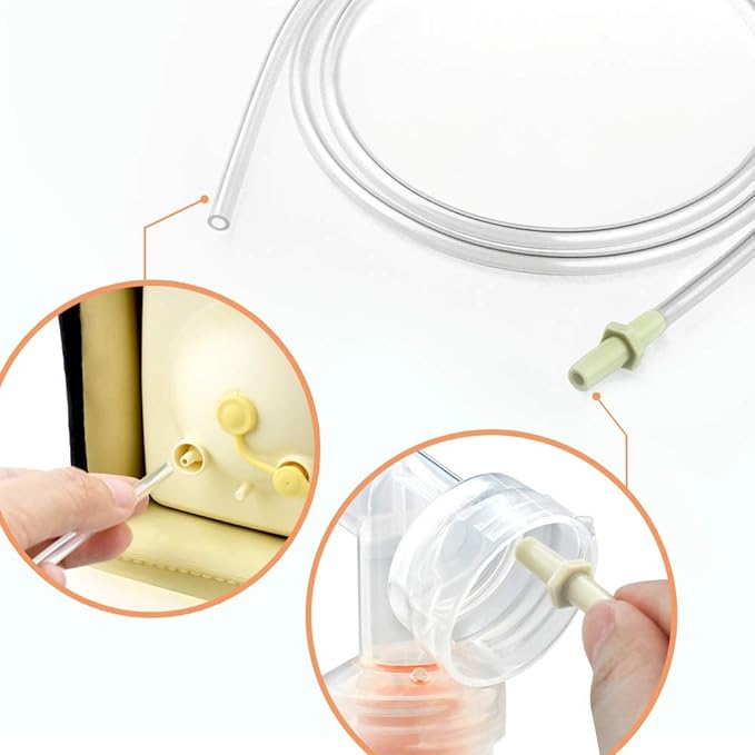 Maymom Breast Pump Kit Compatible with Medela Pump in Style Advanced Pump; 2xTwo-Piece 30mm Breastshield, 2 Valve, 4 Membrane, 2 Replacement Tubing; Replacement Part for Medela Shield, Valve