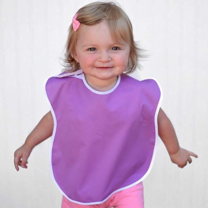 Large Waterproof Bibs Pastel Collection - 4pk, 12pk, 48pk