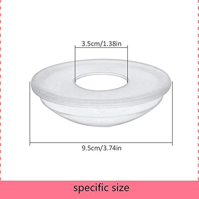 Breast Shells, Milk Saver, Nursing Cups, Nursing Moms to Ease Nipple Pain, BPA-Free and Reusable, Collect Breast Milk Leak (2 Pack)
