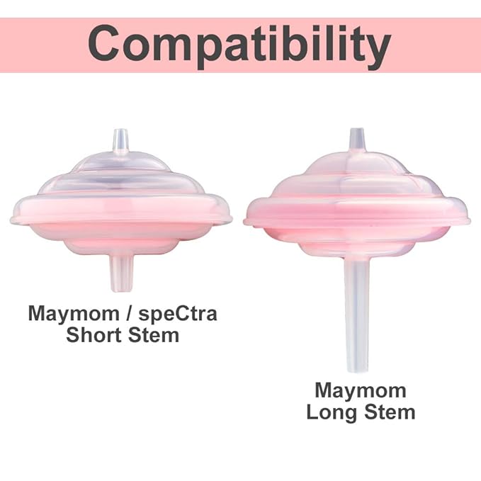 Maymom Silicone Membrane Diaphragm Designed for Spectra S1 S2 9 Plus Breastpump Backflow Protector Also for Maymom Backflow Protector Long Medium Short Stem, Not Original Spectra Accessories Pump Part