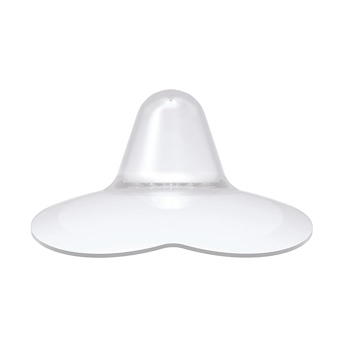 Dr. Brown's Butterfly Breastfeeding Nipple Shields for Protecting Sore, Flat or Inverted Nipples, Essential for Latching Difficulties with Microwave Sterilizer Carrying Case, 20mm