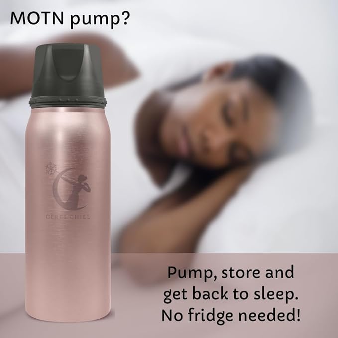 CERES CHILL OG Breastmilk Chiller & Warmer – 12–34oz Portable Breast Milk Cooler, Storage & Baby Bottle for Travel, Work or On-The-Go – Pump Compatible Container – Per My Last Email Steel