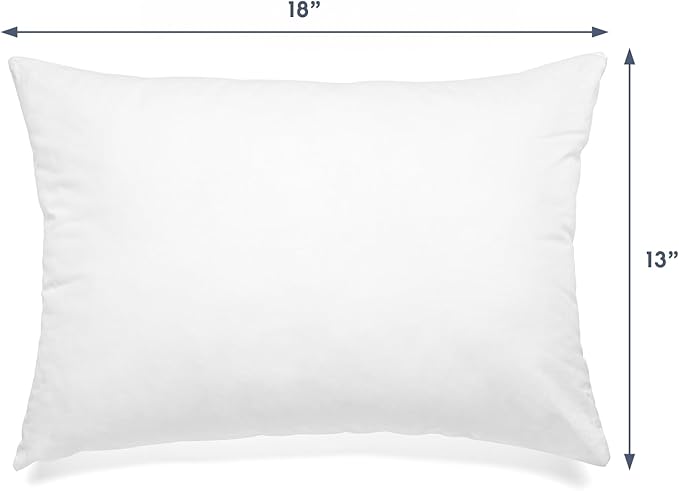 Nestl Bed Pillow 1 Pack (13x18), White