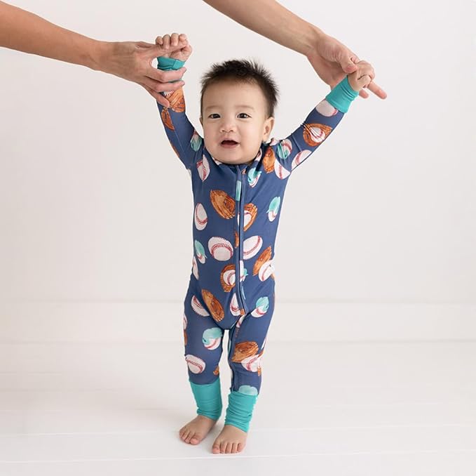 Posh Peanut Convertible Baby Sleepers - Girls Footless Baby Pajamas with 2 Way Zipper for Easy Diaper Changes