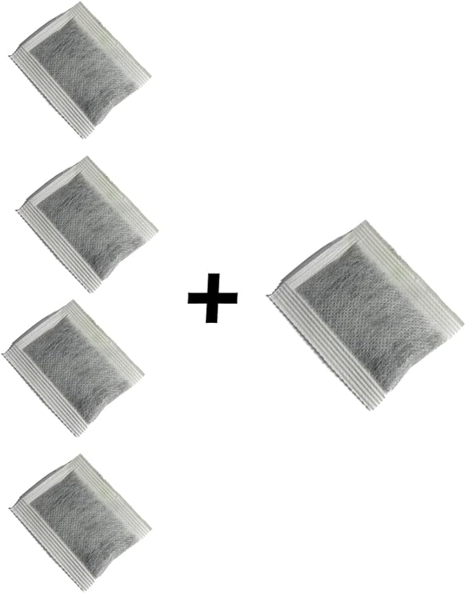 Green Piece® Diaper Pail Deodorizer - Compatible with the Diaper Genie - Activated Charcoal Made by Green piece (Pack of 4 plus + free one)