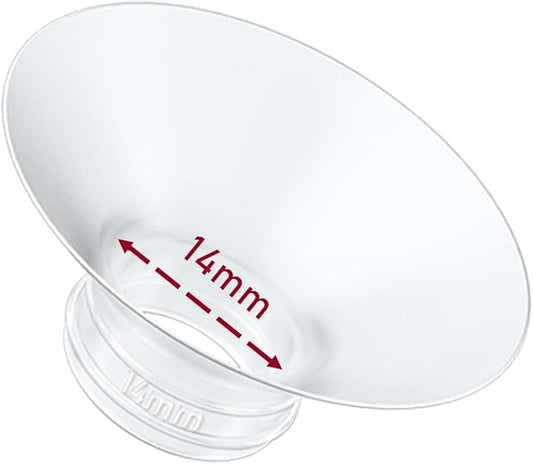 1pcs Breast Pump Flange Insert 14mm Compatible with Momcozy M9/M6/M5/S12 Pro/S9 Pro/V1 Pro/V2 Pro Wearable Breast Pump, Replace for Momcozy Pump Flange Insert, BPA Free, OEM, Not Original Parts