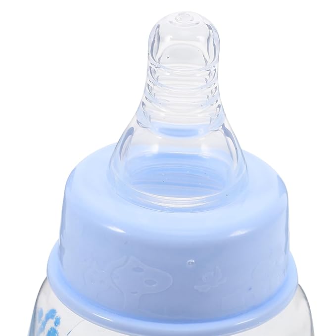 Kisangel Newborn Baby Bottles 6pcs Miniature Plastic Rice Feeder Mini Food Bottles Pp Cereal for Travel Rice Cereal