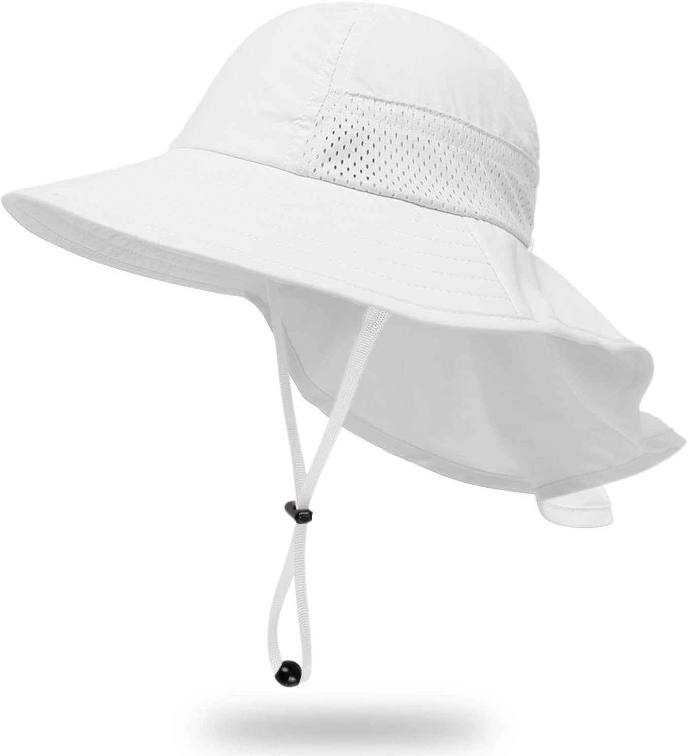 Toddler Baby Sun Hat Kids Summer UPF 50+ for Boys Girls Adjustable Beach Hats with Bucket Wide Brim Age 1-7 Years