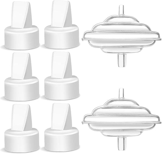 PUMPMOM-US Replacement Duckbill Valves and Backflow Protector for Spectra, Compatible Pump Parts for Spectra S1 S2 9 Plus and SG (Not Original S2 Accessories)