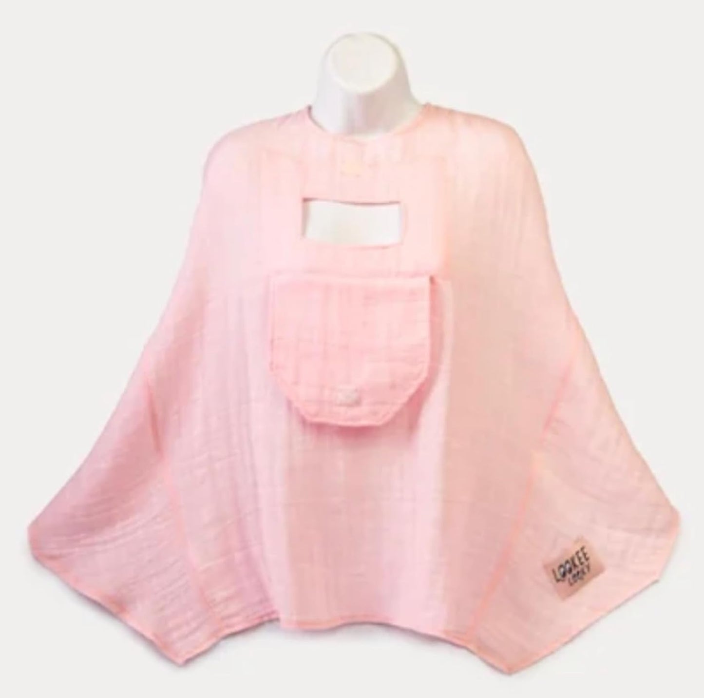 Muslin Nursing Cover for Baby Breastfeeding –Peekaboo Window -100% Breathable Cotton Privacy Nursing Shawl - Multiuse Apron for Moms