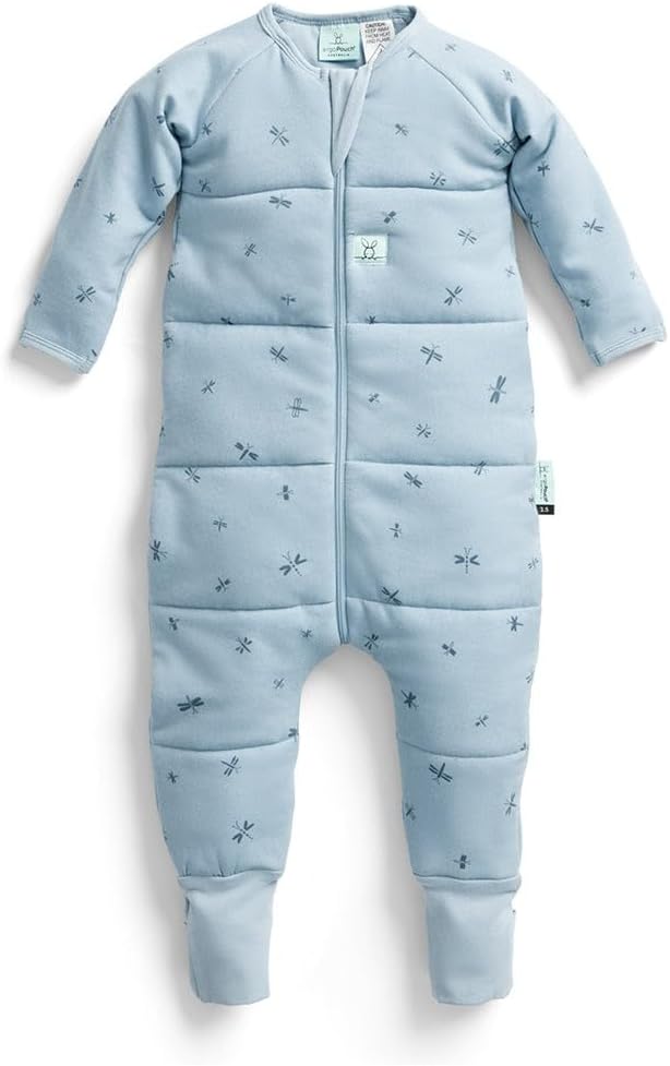 ergoPouch 2.5 TOG Sleeping Bag – Breathable, Cozy Sleepwear for Boys and Girls (12-24 Months, Dragonflies)