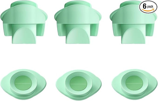 6pcs Silicone Duckbill Valves Compatible with Elvie Wearable Breast Pump, for Elvie Breast Pump Replacement Accessories, BPA Free, Same as Original