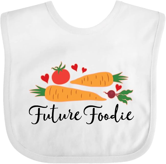 inktastic Future Foodie Cute Vegetable Baby Bib