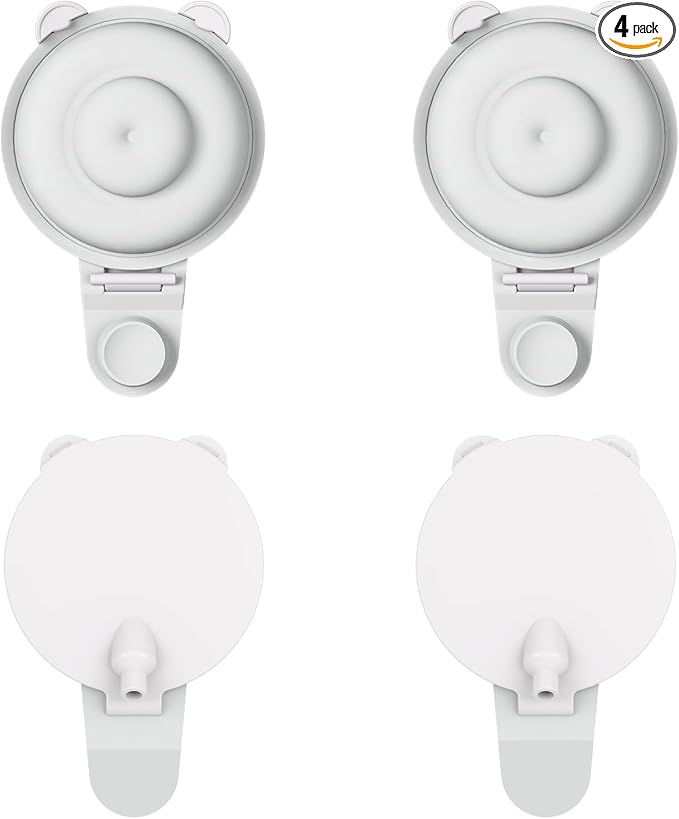 4PC Upgraded M9 Breast Pump Replacement Part, Including 4pcs Double-Layed Diaphragms for Momcozy Upgraded Mobile Flow | Upgraded M9,Breastfeeding Parts, Diaphragms, 4PC Gray, Not Original Parts