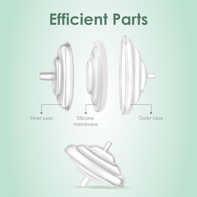 Maymom Backflow Protector Compatible with Spectra S2 S1 and 9 Plus Syngergy Gold Breastpump, Not Original Spectra Backflow Protector Replacement Pump Parts S2 Accessories