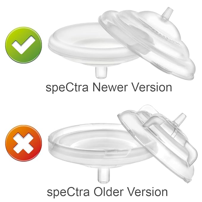 Maymom Silicone Membrane Diaphragm Designed for Spectra S1 S2 9 Plus Breastpump Backflow Protector Also for Maymom Backflow Protector Long Medium Short Stem, Not Original Spectra Accessories Pump Part