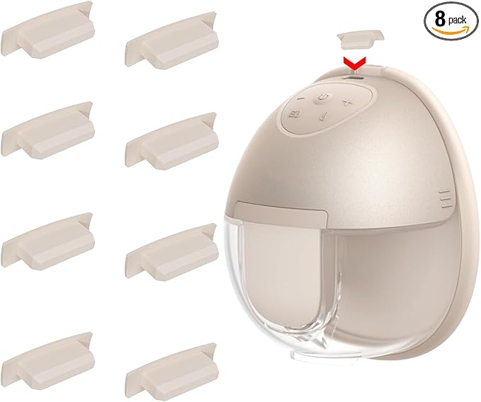 8pcs Breast Pump Spout Cap for eufy Wearable Breast Pump S1 Pro/S1/E20/E10, Replace Spout Cover for eufy Pump, Made by BDICOVE, Not Original eufy Parts