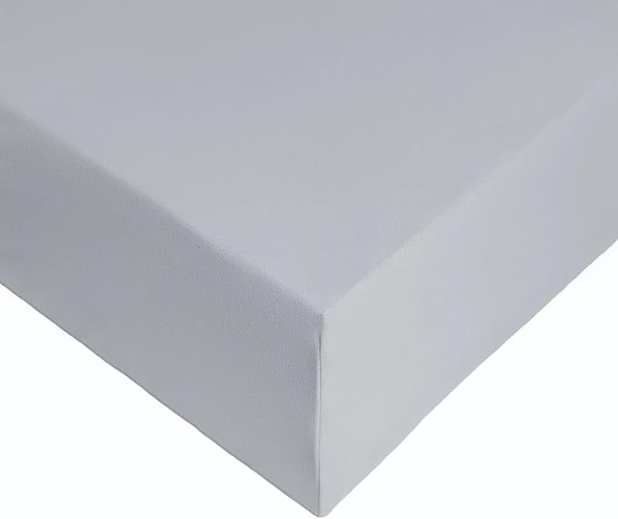 The Ollie Crib Sheet- Moisture-Wicking Material Keeps Baby Safe and Dry- Full Premium Elastic Perimeter- Easy to Pull On and Off- (Stone)