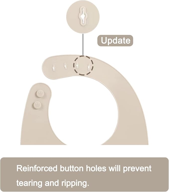 PandaEar 3 Pack Super Light Silicone Baby Bib for Boys Girls| Waterproof Baby Bibs with Pocket Food Catcher, Soft Adjustable Silicone Feeding Bibs