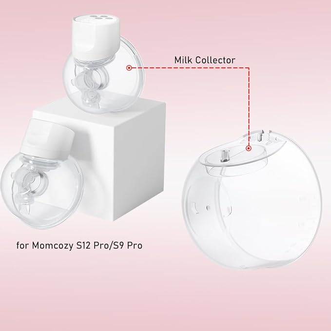 1pcs Beast Pump Milk Collector Cup Only Compatible with Momcozy S12 Pro/S9 Pro Breast Pump,NOT for S9/S12, S12Pro/S9pro Wearable Breast Pump Replacement Accessories