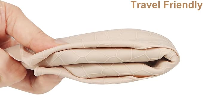 PandaEar 3 Pack Super Light Silicone Baby Bib for Boys Girls| Waterproof Baby Bibs with Pocket Food Catcher, Soft Adjustable Silicone Feeding Bibs