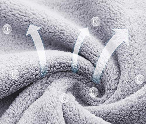 8 Pack Burp Cloths for Baby - 20" by 10" Ultra Absorbent Burping Cloth, Hand Washcloths, Newborn Towel - Milk Spit Up Rags - Burpy Cloths for Unisex, Boy, Girl - Burp Cloths Set (Grey)